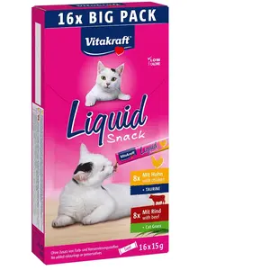 Multipack de friandises liquides pour chatVitakraft, friandises pour chats pas cher
