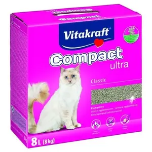 Vitakraft Vitakraft 14031 Litière Compact Ultra Pour Chat 8 Kg