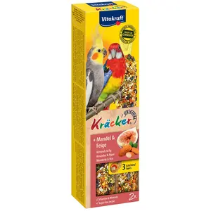 Vitakraft Crackers pour grande perruche 2 friandises amande / figue pas cher