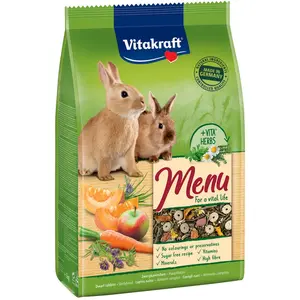 Vitakraft Alimentation - Menu Arome - Lapins - Mélange complet - 5 KG - 5 à 10 kg pas cher