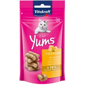 Comparateur de prix : Vitakraft Vitakraft - Friandises Yums Au Fromage Pour Chat - 40g