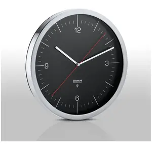Blomus Horloge Radio-pilotée 65895 - Noir - 24 x 24 x 4,5 cmVendu paramazon