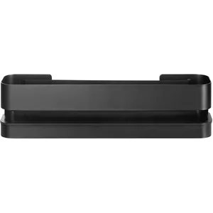 Blomus - NEXIO 66331 Panier de douche avec large bande élastique à l'intérieur, 34 x 8 cm, noirVendu paramazon