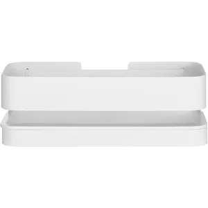 Comparateur de prix : Blomus - NEXIO 66332 Panier de douche avec large bande élastique à l'intérieur, 25 x 12 cm, blanc