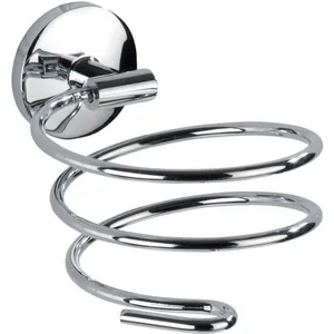 Comparateur de prix : Wenko 22177100 Cuba Porte-Sèche-Cheveux Zinc Chromé 14 x 10 x 8 cm