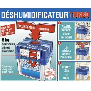 Comparateur de prix : Wenko Déshumidificateur 5kg