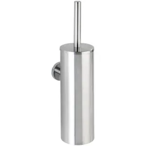 Wenko Brosse WC avec support mural - Bosio - Acier inox WENKO