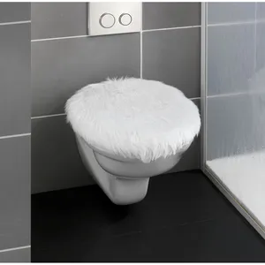 Wenko Housse pour abattant wc effet fourrure Olga pas cher