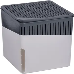 WENKO Déshumidificateur CUBE 500g | Lot de 2 | Absorbeur d'Humidité & Odeurs | Salle de Bain, Chambre - 40m³ | GrisVendu paramazon