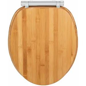 Comparateur de prix : Siège de toilette bamboo, Easy Close, Fix-Clip Wenko