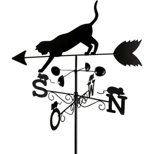 Comparateur de prix : Girouette chat en métal - Wenko