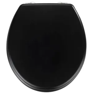 Comparateur de prix : Wenko Abattant WC - MDF - Prima - Mat - Noir WENKO