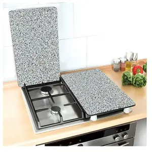 Comparateur de prix : Set 2 couvre-plaques protection motifs Granit Wenko by Maximex