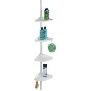 Comparateur de prix : Wenko 3201010100 étagère de douche télescopique compact 25 mm