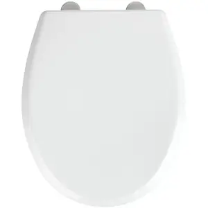 WENKO Abattant Gubbio blanc Frein de chute Thermodur