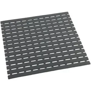 Comparateur de prix : Wenko Tapis de douche antidérapant - Arinos - Plastique - 54 x 54 cm - Gris WENKO