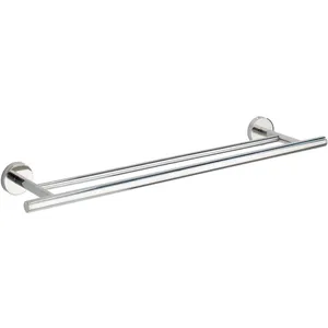 Comparateur de prix : Wenko Wenko 20215100 Porte Serviette Duo Bosio Inox Brillant