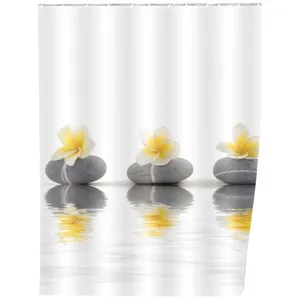 Wenko Rideau de douche - Pierre et fleur - 180 x 200 cm WENKOVendu parcdiscount