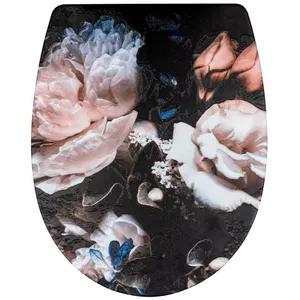Wenko Abattant Peony Duroplast en relief pas cher