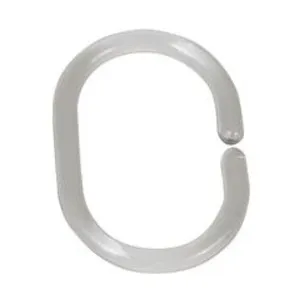 Wenko anneau douche ovale x12 transp19190100 pas cher
