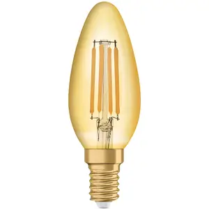 Radium LED Essence Ambiante E14 4W bougie doré pas cher