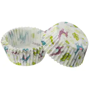 Comparateur de prix : Lot de 50 moules à muffins en papier motif lama et cactus Zenker Smart Pastry ref. 43948