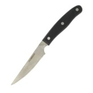 Comparateur de prix : Nirosta 43809 Couteau à Steak, Acier Inoxydable, Noir, 22 cm