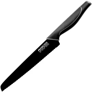 Couteau à pain dentelé Nirosta Black Edition Nirosta pas cher