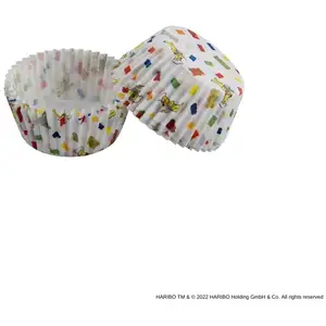 Comparateur de prix : Lot de 50 moules à muffins en papier 6 cm Zenker Haribo Zenker