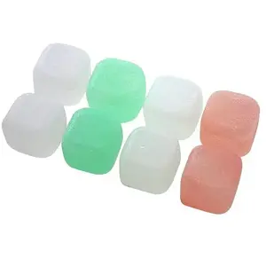 Comparateur de prix : Lot de 8 glaçons réutilisables en plastique Multicolore Fackelmann