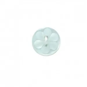 Non communiqué Boutons fleur bleu clair 11 mm X 7 - Distrifil(...) -