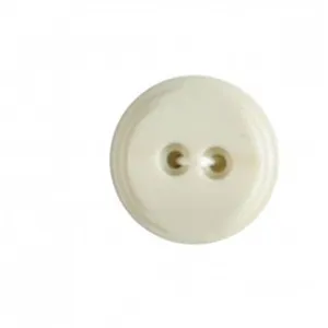 Non communiqué Lot de 4 Boutons classique blanc 18 mm - Distrifil(...) - Ecru