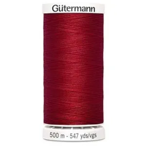 Gutermann Fil à Coudre 100% polyester 500m - Gütermann(...) - 046 Rouge