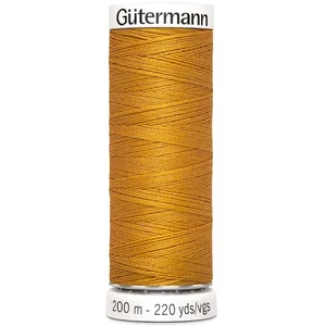 Fil à Coudre 100% polyester 200m - Gütermann 412 Jaune - 412 Jaune pas cher