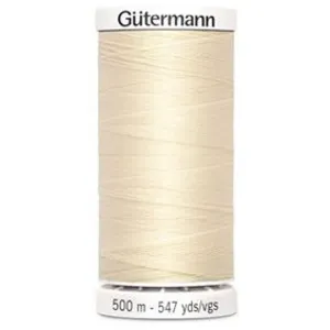 Gutermann Fil à Coudre 100% polyester 500m - Gütermann(...) - 414 Ecru