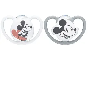 Comparateur de prix : NUK Space Disney Baby Sucettes 0-6mois x2 mickey