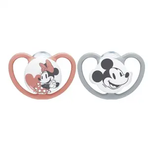Comparateur de prix : NUK Lot 2 sucettes SPACE Minnie - 18-36 mois
