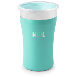 Comparateur de prix : NUK Tasse enfant Magic Cup isotherme inox turquoise 230 ml