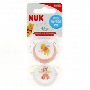 NUK Space - Sucettes Winnie physiologiques 6 - 18 mois
