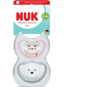 NUK Space Sucettes 18-36 mois koala + tigre pas cher