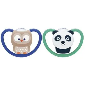 Nuk Sucette Physiologique Silicone +18m Lot de 2 pas cher