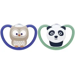 Comparateur de prix : Nuk Sucette Physiologique Silicone +6m Koala Tigre Lot de 2