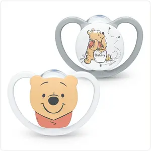 Nuk lot de 2 sucettes space winnie l'ourson 0-6 mois pas cher