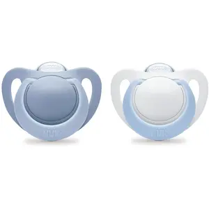 2 sucettes physiologiques Genius BLEU Nuk pas cher