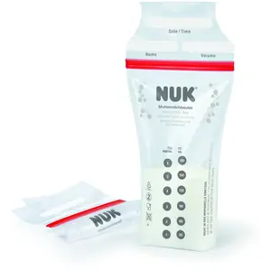 Nuk 25 Sachets de Conservation du Lait Maternel pas cher