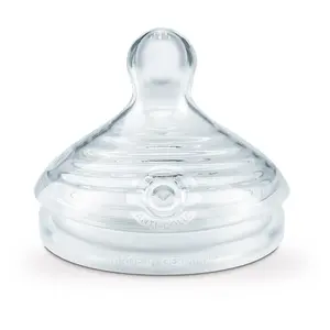NUK Nature Sense Silicone Small Feed Hole Teats 2pk (6-18 Months)