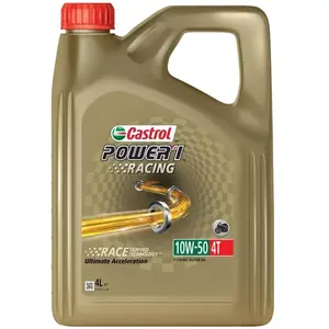 Huile moteur - CASTROL - Power1 Racing 4T 10W-50 - 4L pas cher