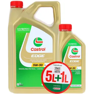 Comparateur de prix : Huile Moteur - CASTROL EDGE - 5W-30 LL - 5L+1L - 057356