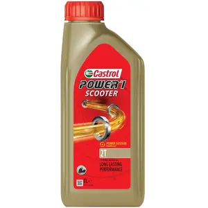 Comparateur de prix : CASTROL Power1 Scooter 2T, Huile Deux-Roues Moteur 2 Temps, 1L
