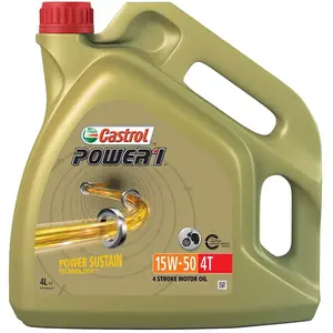 Comparateur de prix : Huile-Additif Power 1 4T - CASTROL - Synthetique / 15W50 / 4L